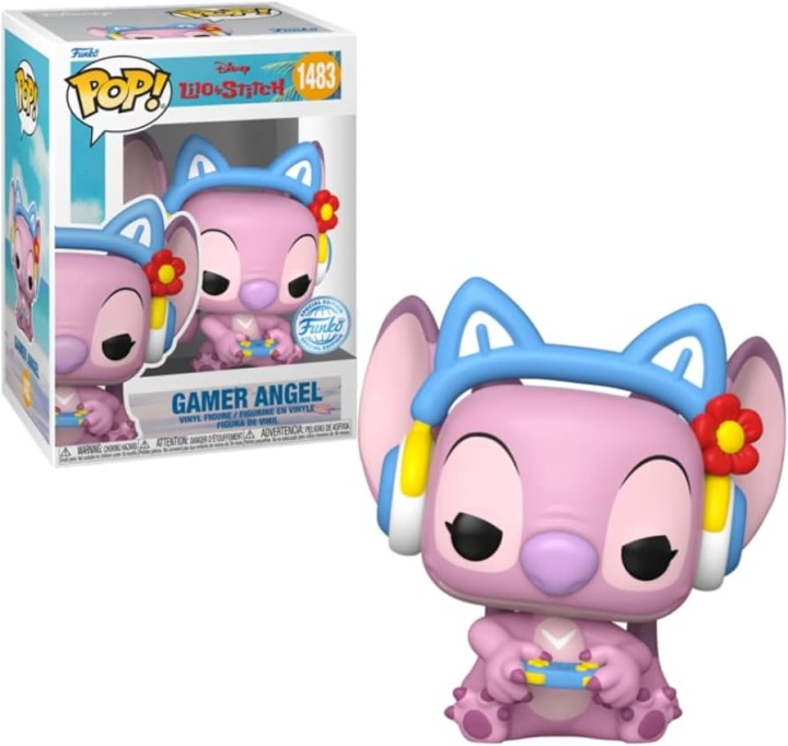 POP FUNKO! DISNEY: LILO AND STITCH GAMER ANGEL SPECIAL EDITION FIGURE