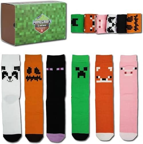 PALADONE MINECRAFT 3 PAIR OF ODD SOCKS