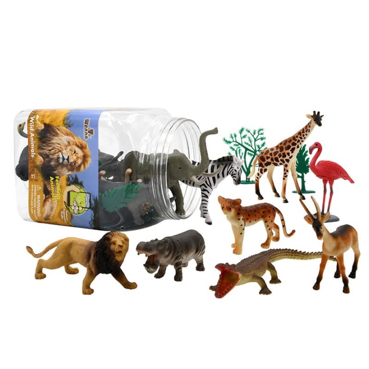 WILD ANIMAL PLAYSET 30PCS
