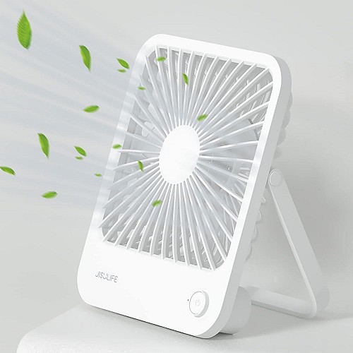 JISULIFE DESKTOP FAN POWERBANK OUT FA26 WHITE