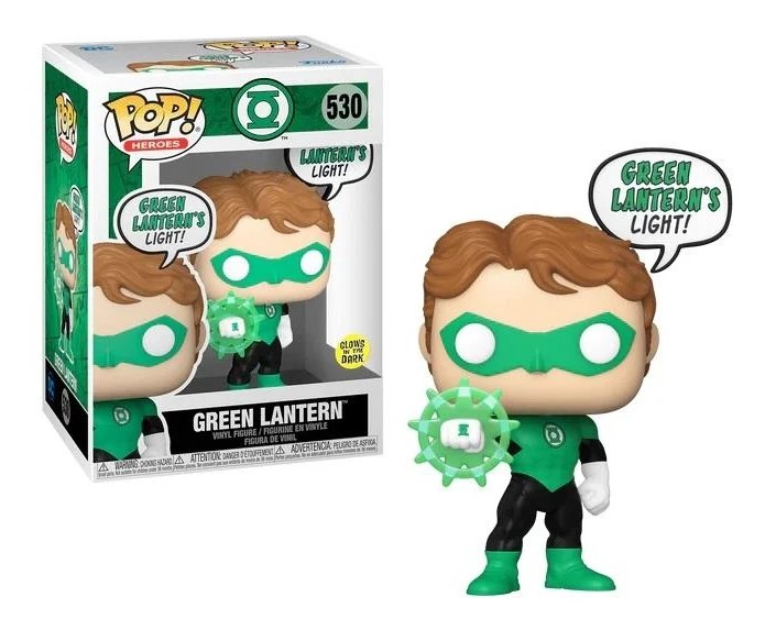 FUNKO POP! HEROES: GREEN LANTERN GLOWS IN THE DARK FIGURE