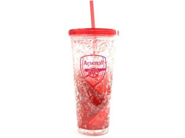 ARSENAL FREEZER CUP WITH STRAW 600ML