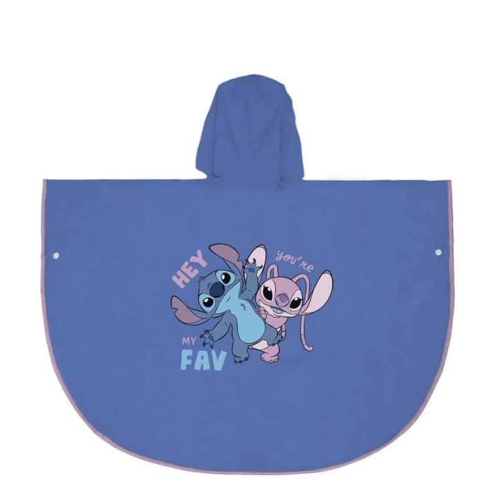 DISNEY LILO AND STITCH STITCH RAINCOAT PONCHO 5 / 6 YEARS