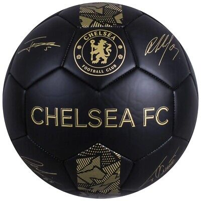 CHELSEA PHANTOM SIGNATURE BALL BLACK GOLD SIZE 5
