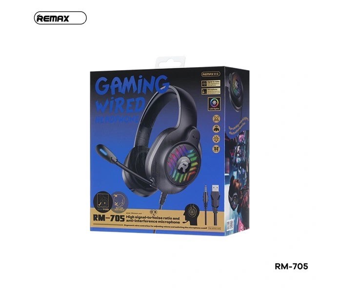REMAX GAMING WIRED HEADPHONES