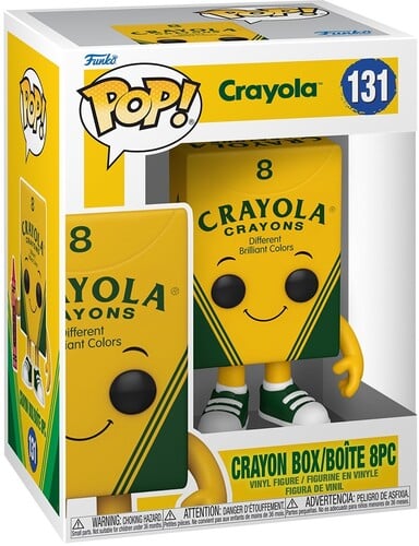 POP FUNKO! CRAYOLA CRAYON BOX 8PC FIGURE
