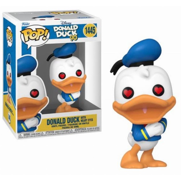 POP FUNKO! DISNEY: DONALD DUCK 90th WITH HEART EYES FIGURE