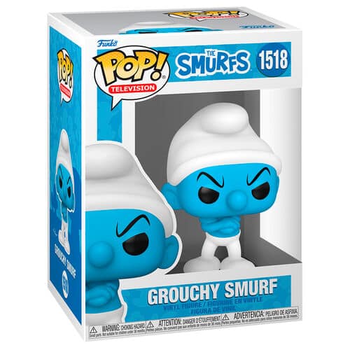 POP FUNKO! TELEVISION: GROUCHY SMURF FIGURE