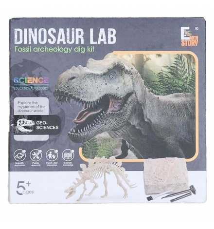DINOSAUR LAB ARCHEOLOGY FOSSIL EXCAVATION KIT