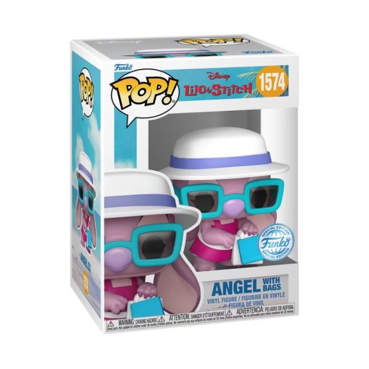 POP FUNKO! DISNEY: LILO AND STITCH ANGEL WITH BAGS SPECIAL EDITION FIGURE