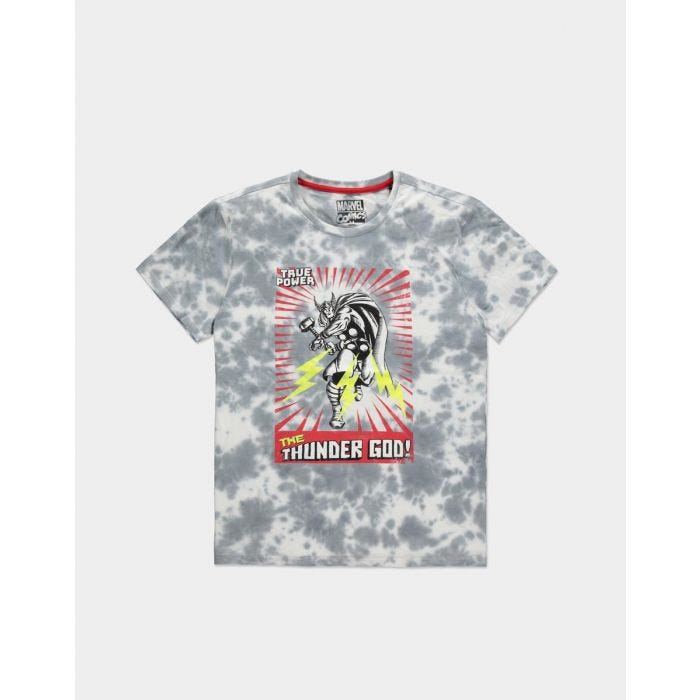 MARVEL TIE DYE THOR MENS TSHIRT 2X LARGE
