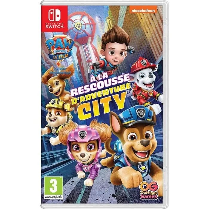 PAW PATROL THE MOVIE ADVENTURE CITY CALLS NINTENDO SWITCH