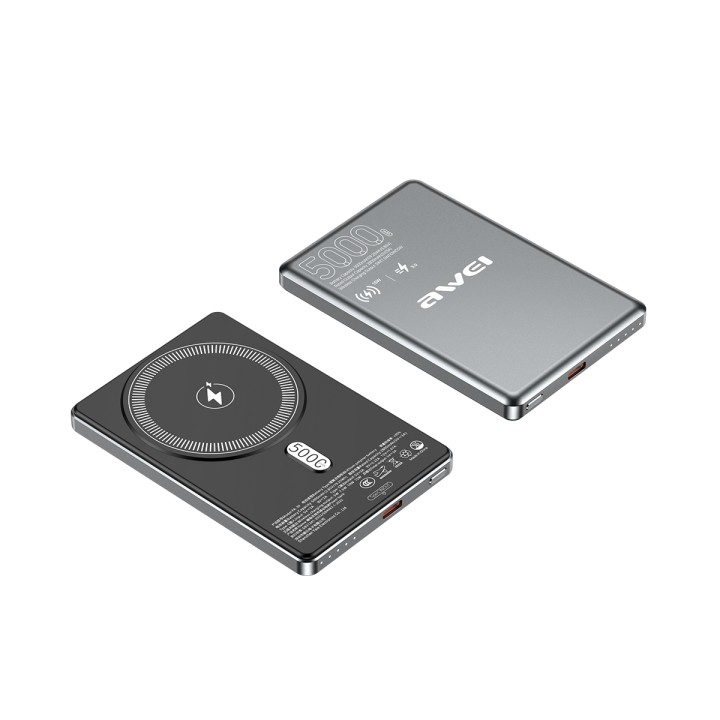 AWEI PA-30 POWERBANK 5000mAh MAGNETIC WIRELESS