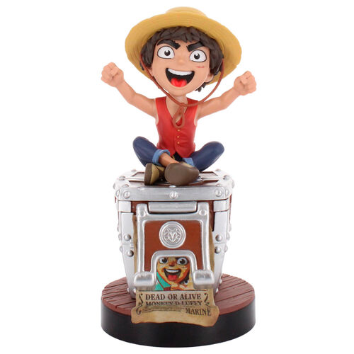 EXG CABLE GUYS ONE PIECE LUFFY WANTED POSTER PHONE AND CONTROLLER HOLDER