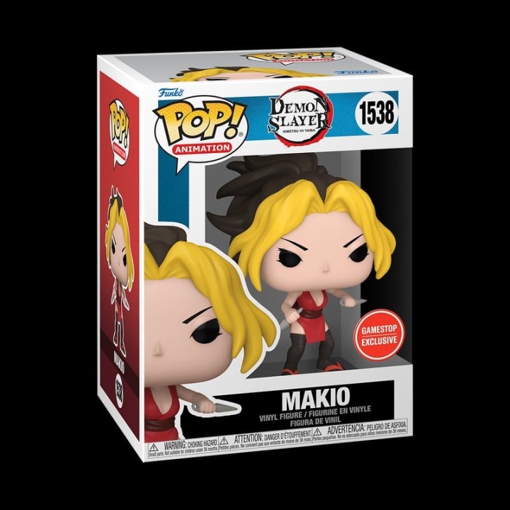 POP FUNKO! ANIMATION: DEMON SLAYER MAKIO GAME STOP EXCLUSIVE FIGURE