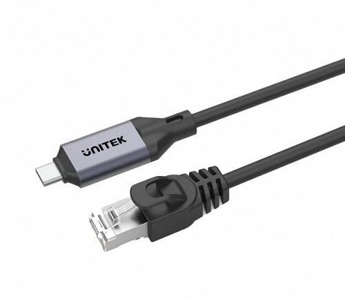 UNITEK CONVERTER USB C TO GIGABIT ETHERNET CABLE 1M