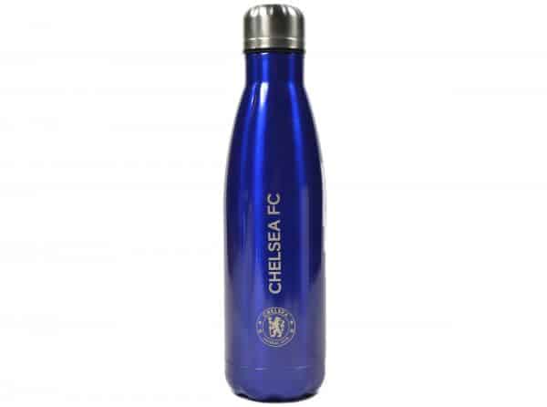 CHELSEA FC SIX HOUR HOT COLD BOTTLE METALLIC BLUE 500ML