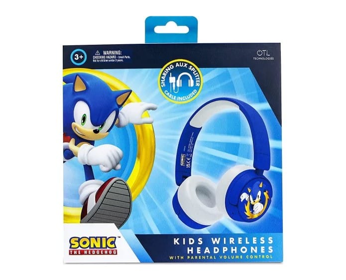 OTL SONIC THE HEDGEHOG KIDS WIRELESS HEADPHONES