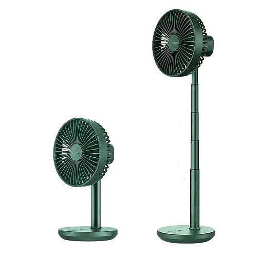 JISULIFE EXTENDABLE ROTATING DESKTOP FAN FA13P GREEN