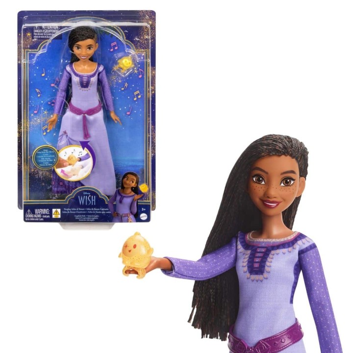 MATTEL DISNEY WISH SINGING ASHA OF ROSAS DOLL