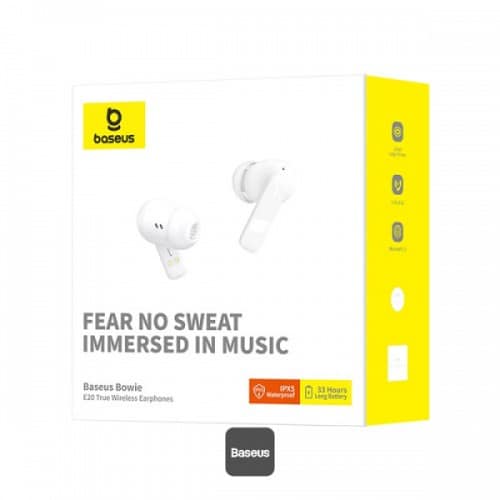 BASEUS HEADPHONES IN EAR TWS BOWIE E20 WHITE