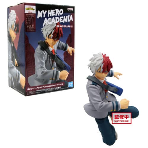 BANPRESTO BRAVEGRAPH MY HERO ACADEMIA SHOTO TODOROKI FIGURE