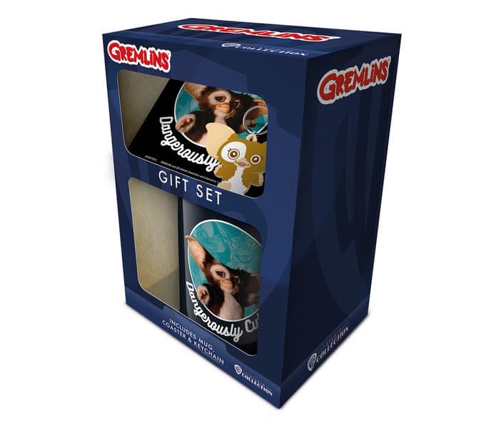 GREMLINS GIFT SET MUG CASTER AND KEYRING