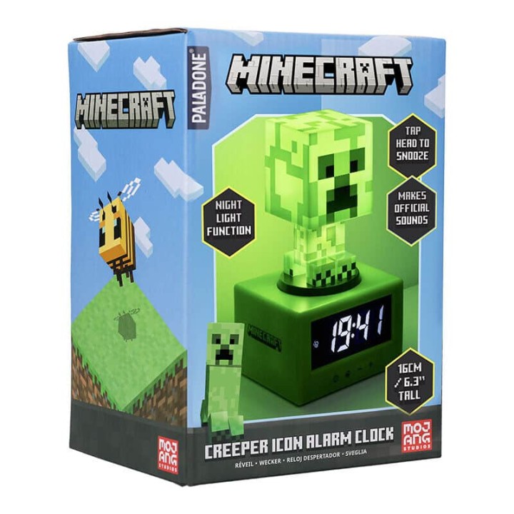 PALADONE MINECRAFTCREEPER ICON ALARM CLOCK