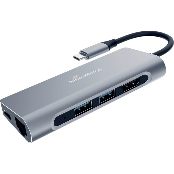 MEDIARANGE USB TYPE C 7 IN 1 MULTIPORT ADAPTER