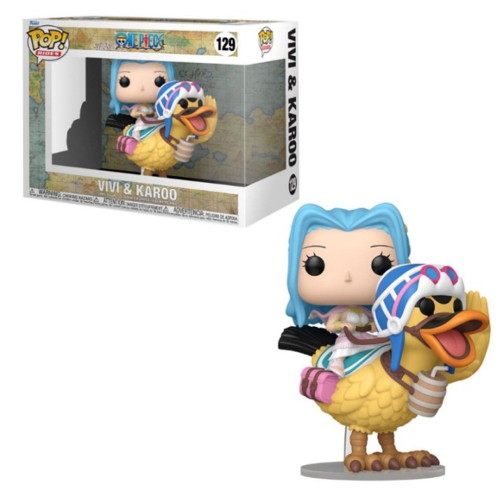 POP FUNKO! RIDES: ONE PIECE VIVI AND KAROO FIGURE