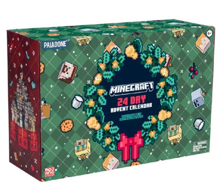 PALADONE MINECRAFT 24 BOXES ADVENT CALENDAR