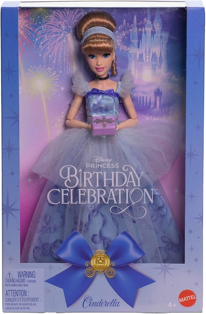 MATTEL DISNEY PRINCESS CINDERELLA BIRTHDAY DOLL