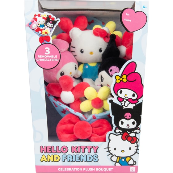 GIOCHI PREZIOOSI HELLO KITTY AND FRIENDS CELEBRATION PLUSH BOUQUET 30CM