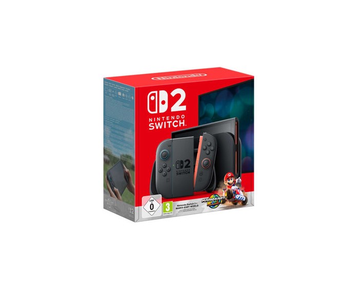 NINTENDO SWITCH 2 CONSOLE WITH MARIO KART WORLD GAME