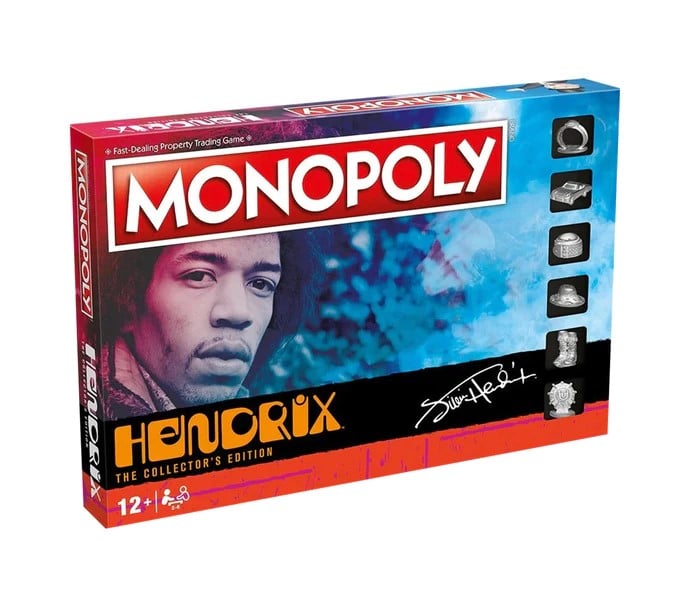 WINNING MOVES MONOPOLY JIMI HENDRIX BOARD GAME