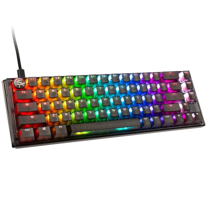 DUCKY ONE 3 AURA BLACK US SF CHERRY BLUE SWITCH RGB LED