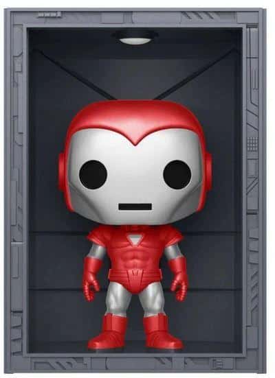 POP FUNKO! DELUXE: MARVEL HALL OF ARMOR IRON MAN MODEL SILVER CENTURION METALLIC FIGURE