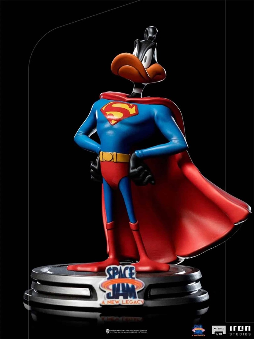 IRON STUDIOS SPACE JAM A NEW LEGACY DAFFY DUCK SUPERMAN FIGURE