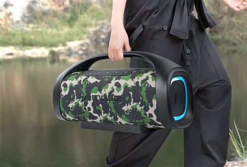 MUSE M-980 CA SPLASH PROOF PORTABLE BLUETOOTH SPEAKER CAMO