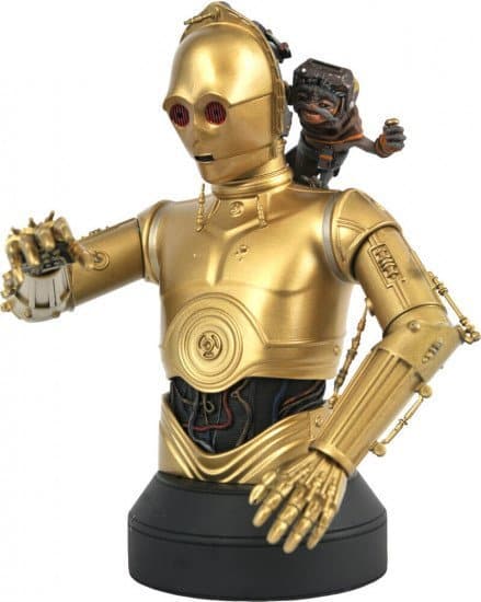 DIAMOND SELECT TOYS GALLERY STAR WARS C-3PO AND BABU FRIK FIGURE