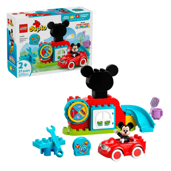 LEGO DUPLO - MICKEY MOUSE CLUBHOUSE & CAR