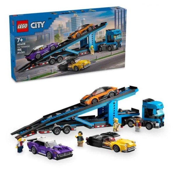 LEGO CITY - CAR TRANSPORTER TRUCK WITH SPORTS CARS