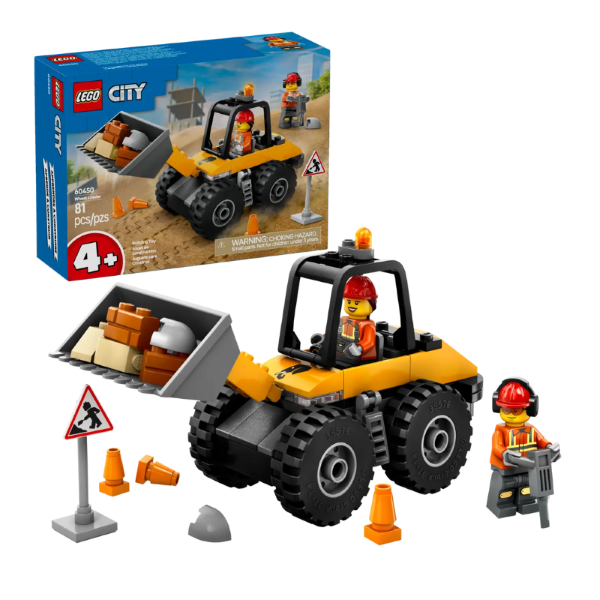 LEGO CITY - YELLOW CONSTRUCTION WHEEL LOADER