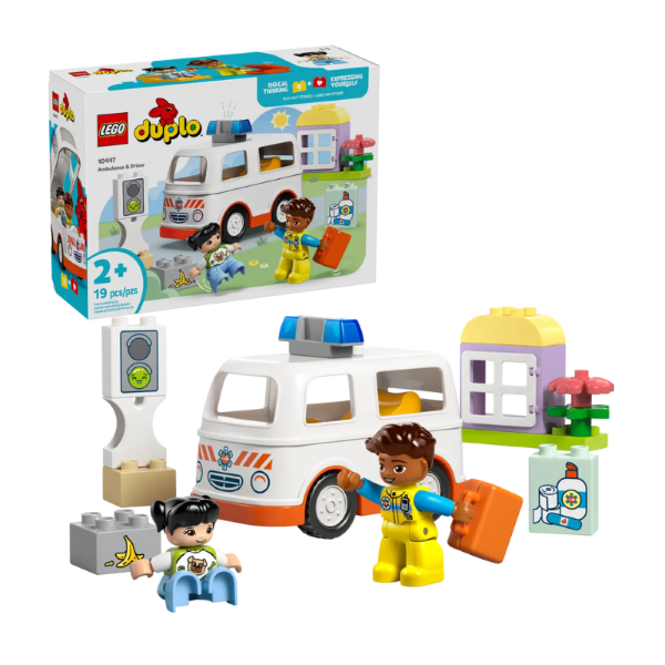 LEGO DUPLO - AMBULANCE & DRIVER