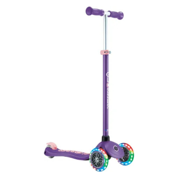 GLOBBER SCOOTER PRIMO PLUS LIGHTS PURPLE
