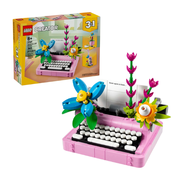 LEGO CREATOR - TYPEWRITER WITH FLOWERS