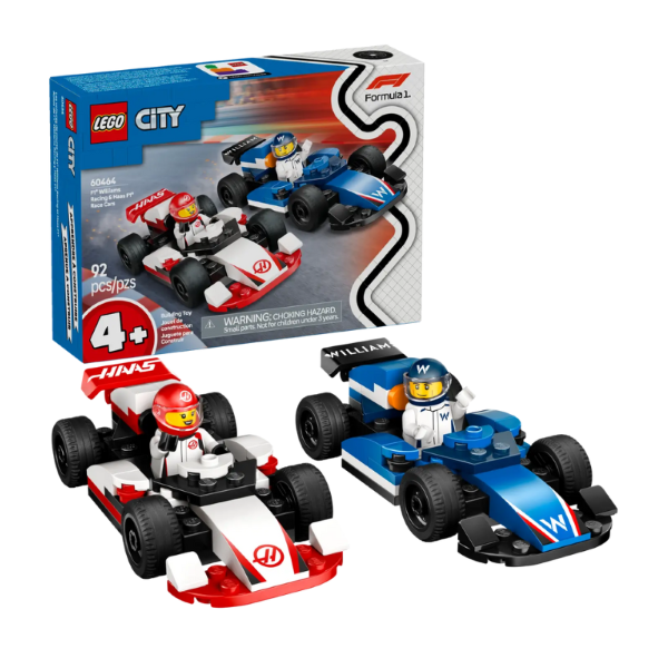 LEGO CITY - F1® WILLIAMS RACING & HAAS F1® RACE CARS