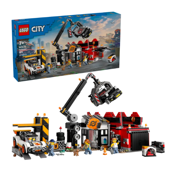 LEGO CITY - SCRAPYARD WITH CARS