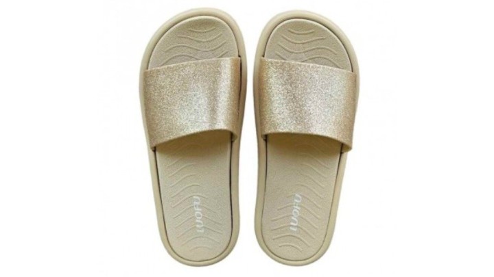 Parex 11829034 Women's Slippers, 38 Size - Beige