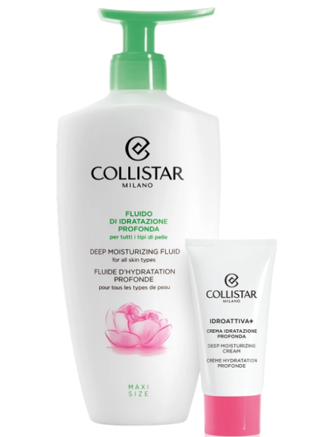 Collistar The Bridge Bag Set Deep Moisturizing Fluid 400ml & Cream 25ml